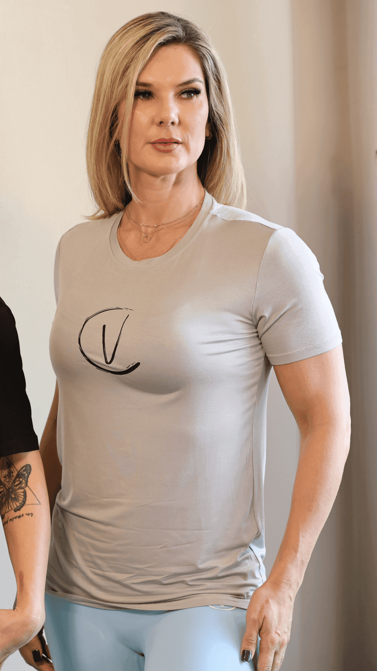 Bamboo Essential Tee – Classic Grey — view 2
