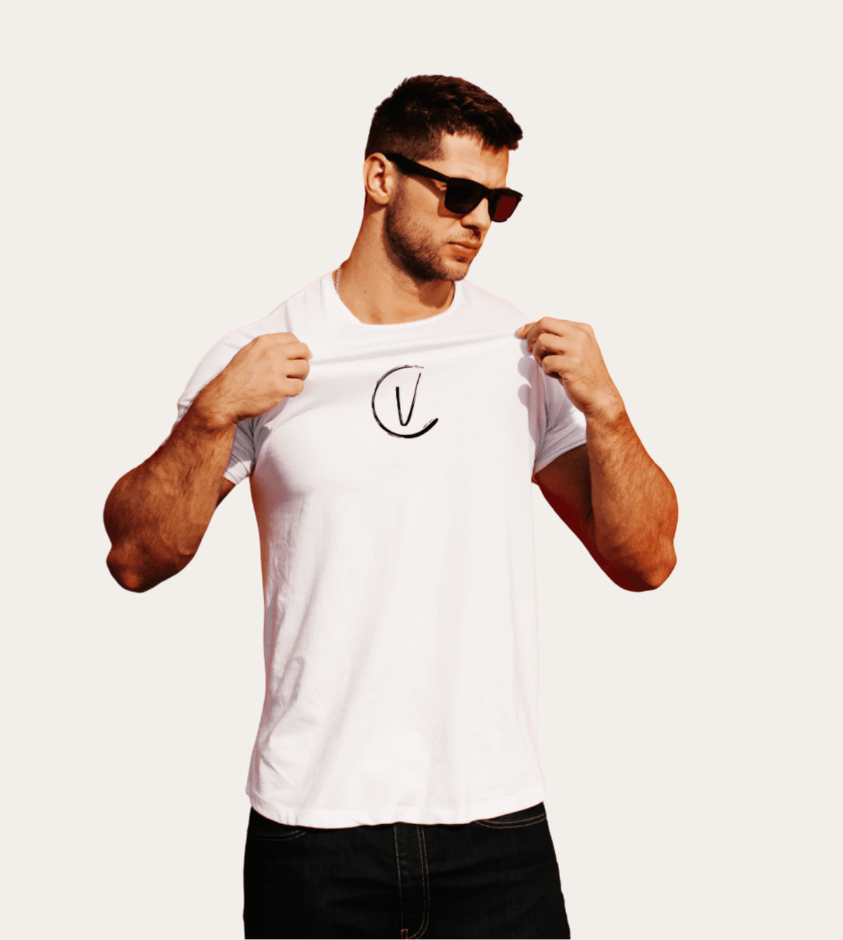 Classic Luxe Tee | White CV — Certavibe