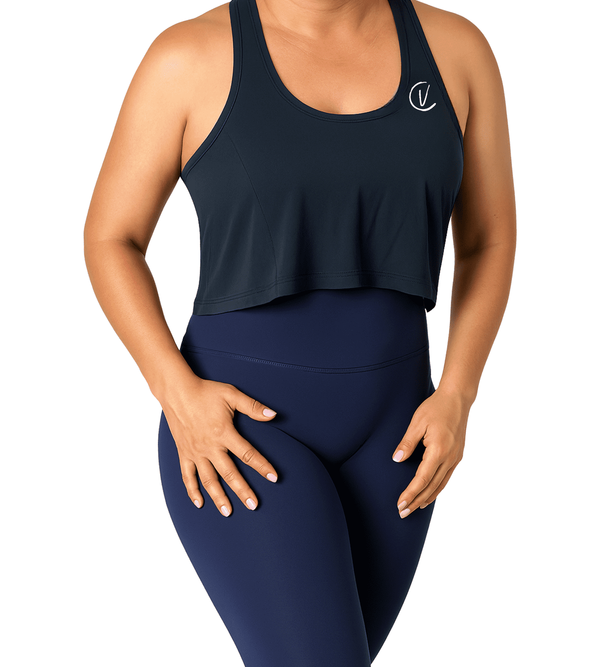 Cropped Active Tee — view 2