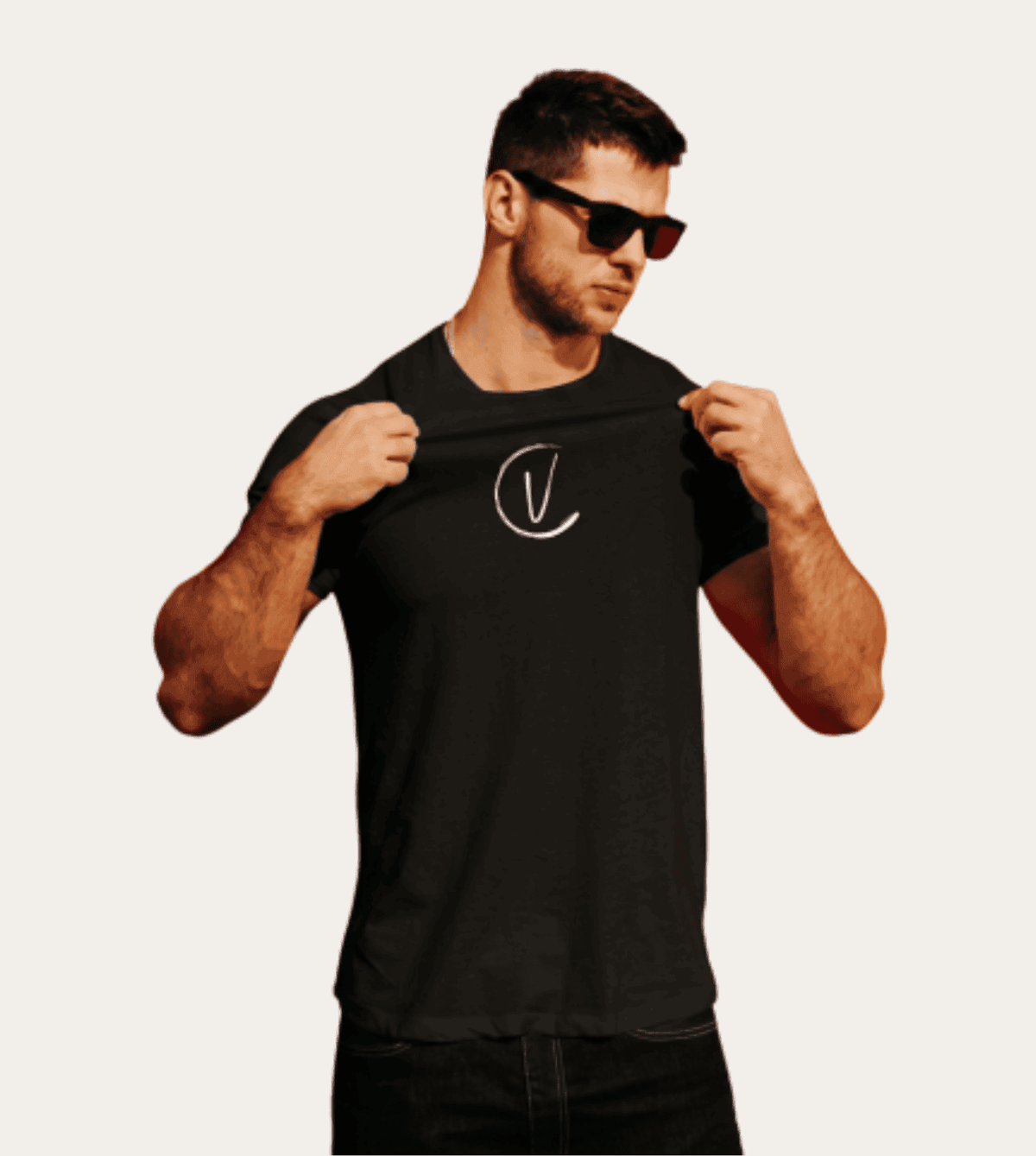 Classic Luxe Tee | Black CV — Certavibe