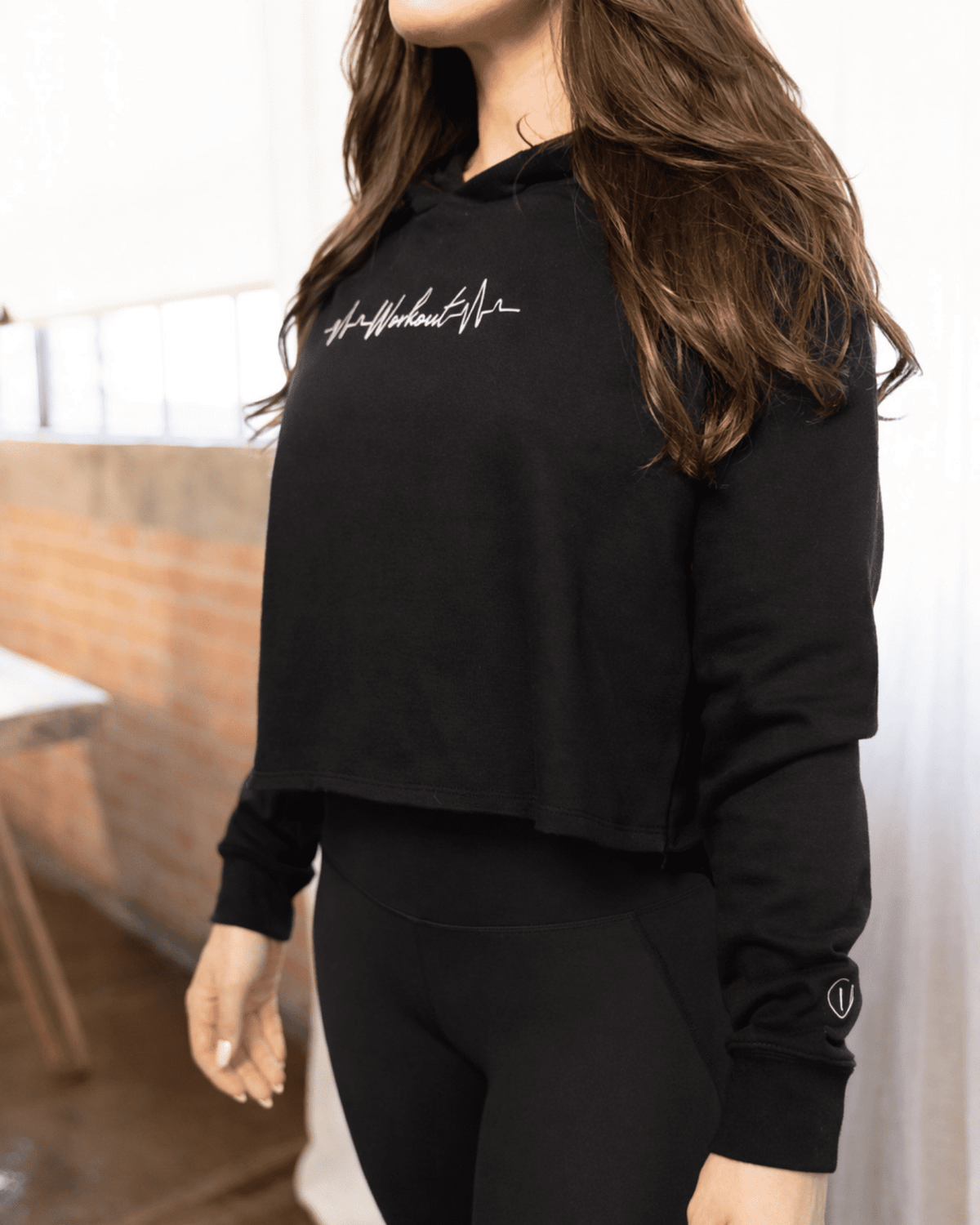 Essential Crop Hoodie — view 3