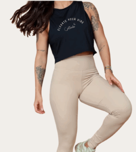 Cropped Tank- Elevate Your Vibe